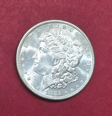 1881-S Morgan Silver Dollar Double Die Obverse And Reverse, PL MS Condition.