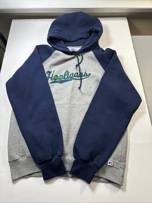 Russel Athletic Pullover Hoodie Mens Sweatshirt Hooligans Blue/Gray Size-M #0337