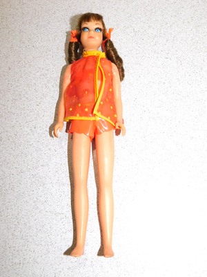 バービー TNTスキッパー 美品　ヴィンテージ Barbie: VINTAGE Brunette 2nd Issue SAUSAGE CURL TNT SKIPPER Doll