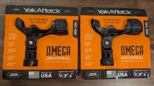 YakAttack Omega Universal Rod Holder With LockNLoad Mounting Base (Set of 2)