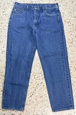 Carhartt Men's Relaxed Fit 5 Pocket Made In USA Denim Jeans Size 36x30