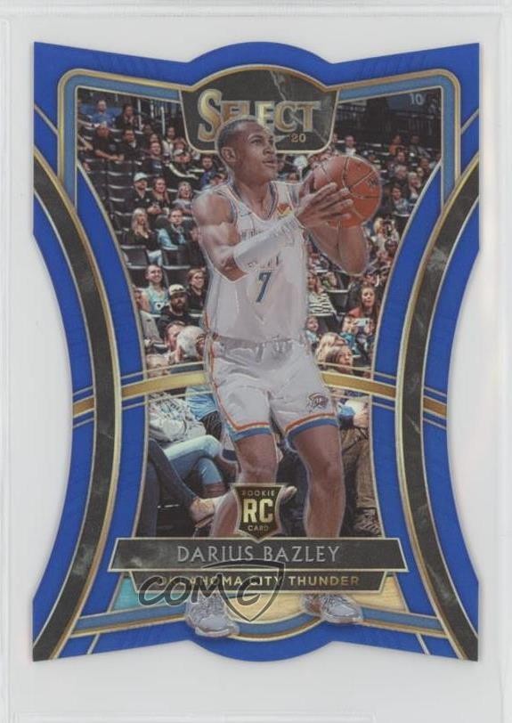 2019 Panini Select Premier Level Blue Prizm 103/249 Darius Bazley Rookie RC 11s9