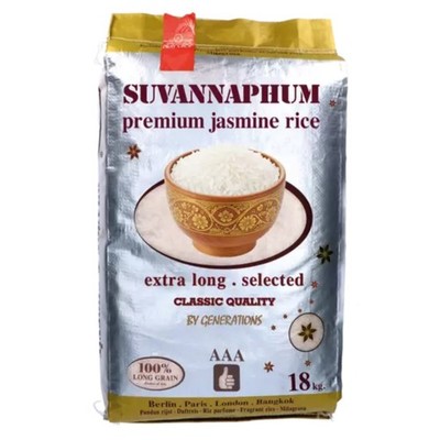 Suvannaphum - Jasmin-Reis 18 kg Jasmine Rice 