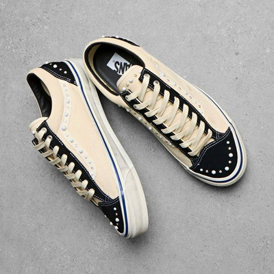Brand new VANS LX OLD SKOOL 36 SNEAKER Pearlized Marshmallow & Black size 8