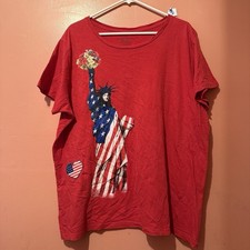 Faded Glory Womens TShirt Plus 3X 22-24W Red ...