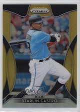 2019 Panini Prizm Tier III Gold Prizm 2/10 Starlin Castro #224 r9d
