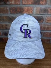 New Era Colorado Rockies Logo 2025 Clubhouse 39thirty Med/Lg Flex Hat