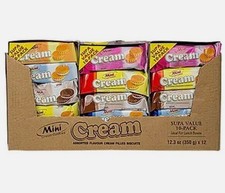 Bulk Buy - X13 packs mini cream cookies, 130 individual packs