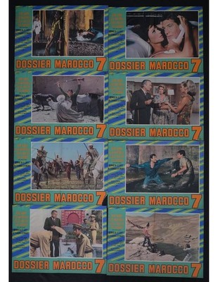 Fotobuste DOSSIER MAROCCO 7 Gene Barry Elsa Martinelli F178