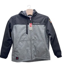 NEW Snap-On Tools Coat Men's Size XL Black Gray Winter Zipper Hooded Jacket