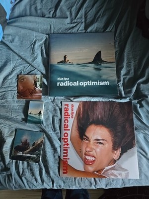 Dua Lipa Radical Optimism Signed Vinyl CD Kassette Bundle Neu OVP Limited