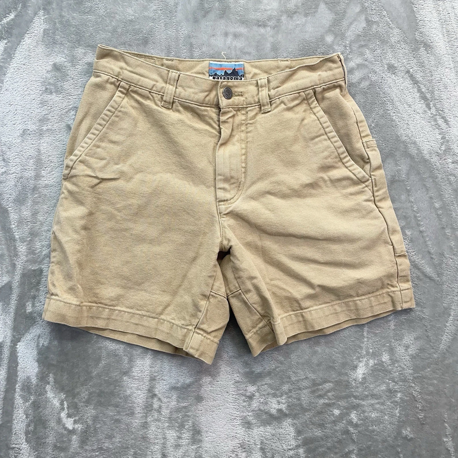 VTG Patagonia Stand Up Shorts Mens 28 Canvas RETRO 70's 80's Hiking workwear 7"