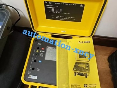 Chauvin Arnoux C.A 6505 5kV Program Digital Insulation Tester CA6505
