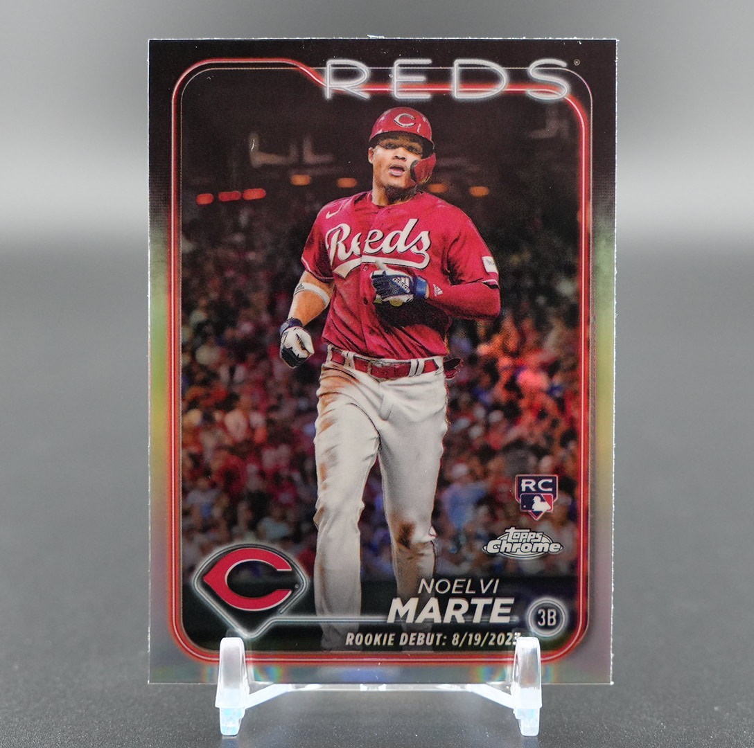 2024 Topps Chrome Update Series - Noelvi Marte #USC91 Refractor (RC)