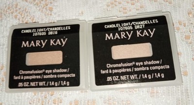 Lot of 2 Mary Kay Chromafusion Eye Shadow CANDLELIGHT ~  .O5 oz.