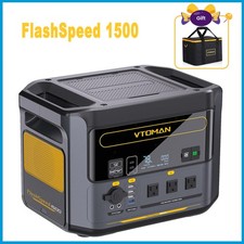 VTOMAN FlashSpeed 1500 Portable Power Station 1548Wh LiFePO4 Solar Generator