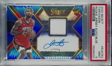 2022-23 Select Rookie Jersey Blue Prizm 11/49 Tari Eason PSA 9 MINT Auto 14t3