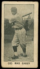 1928 W502 Game Backs Strip 32 Max Carey Brooklyn Dodgers HOF