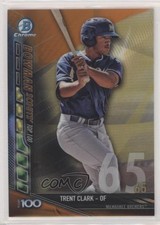 2017 Bowman Chrome Scouts Top 100 Orange Refractor 17/25 Trent Grisham 1i2y