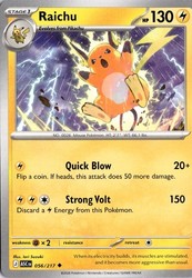 Raichu 056/217 Ascended Heroes Uncommon
