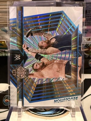 2023 Panini Revolution WWE Gallus Mark Coffey Wolfgang Sunburst /99 NXT TZ 11U