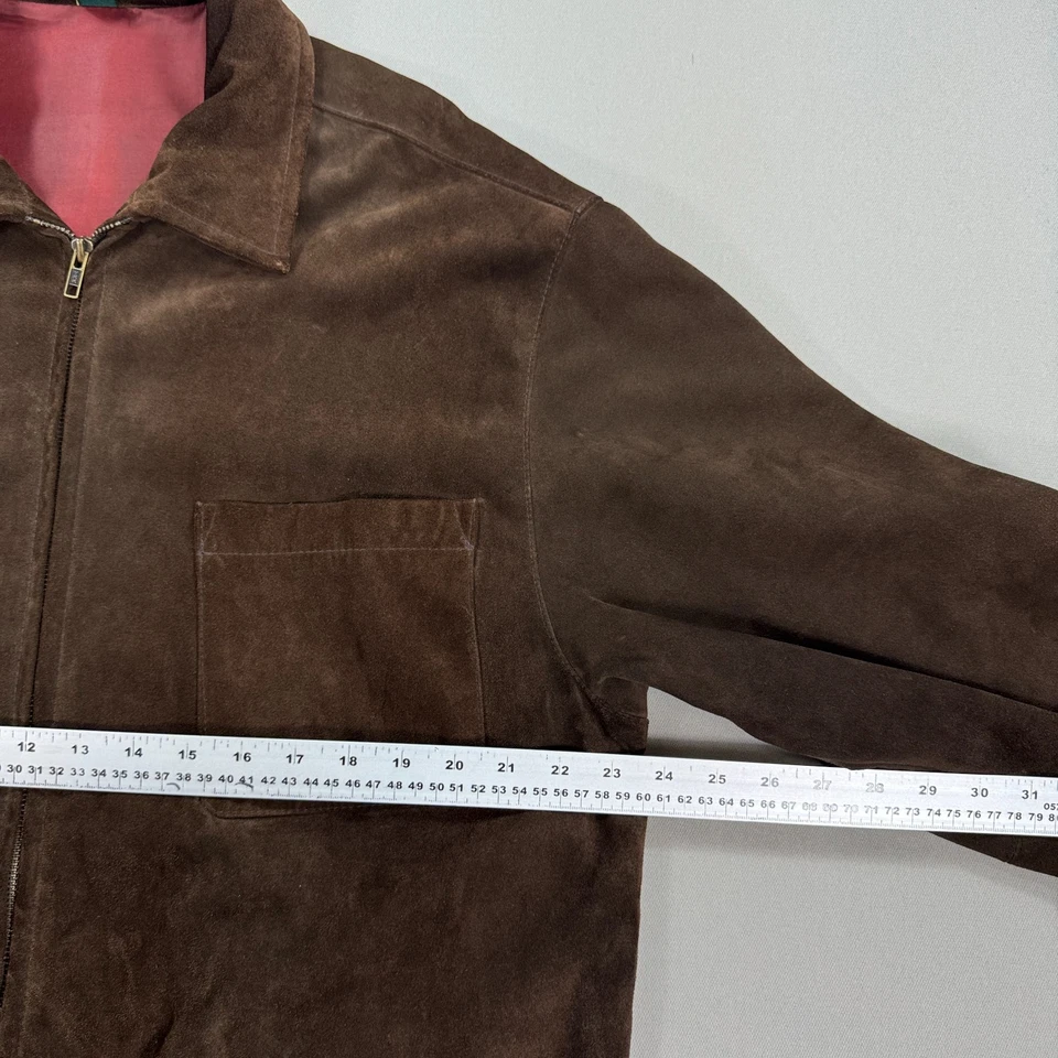 Chaqueta Danier Canada Vintage Marrón Gamuza Para Hombre Mediana Foto 3 de 4