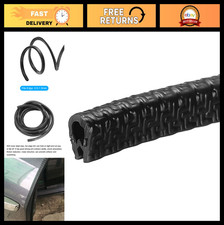 U Shape Edge Trim Protector Rubber With Steel Clips 8.2ft Door Edge Guards