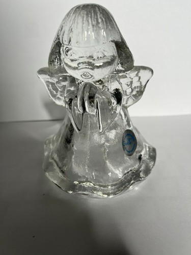 Vintage Goebel Kristallglas Angel Bell, West Germany, 4.5 inches