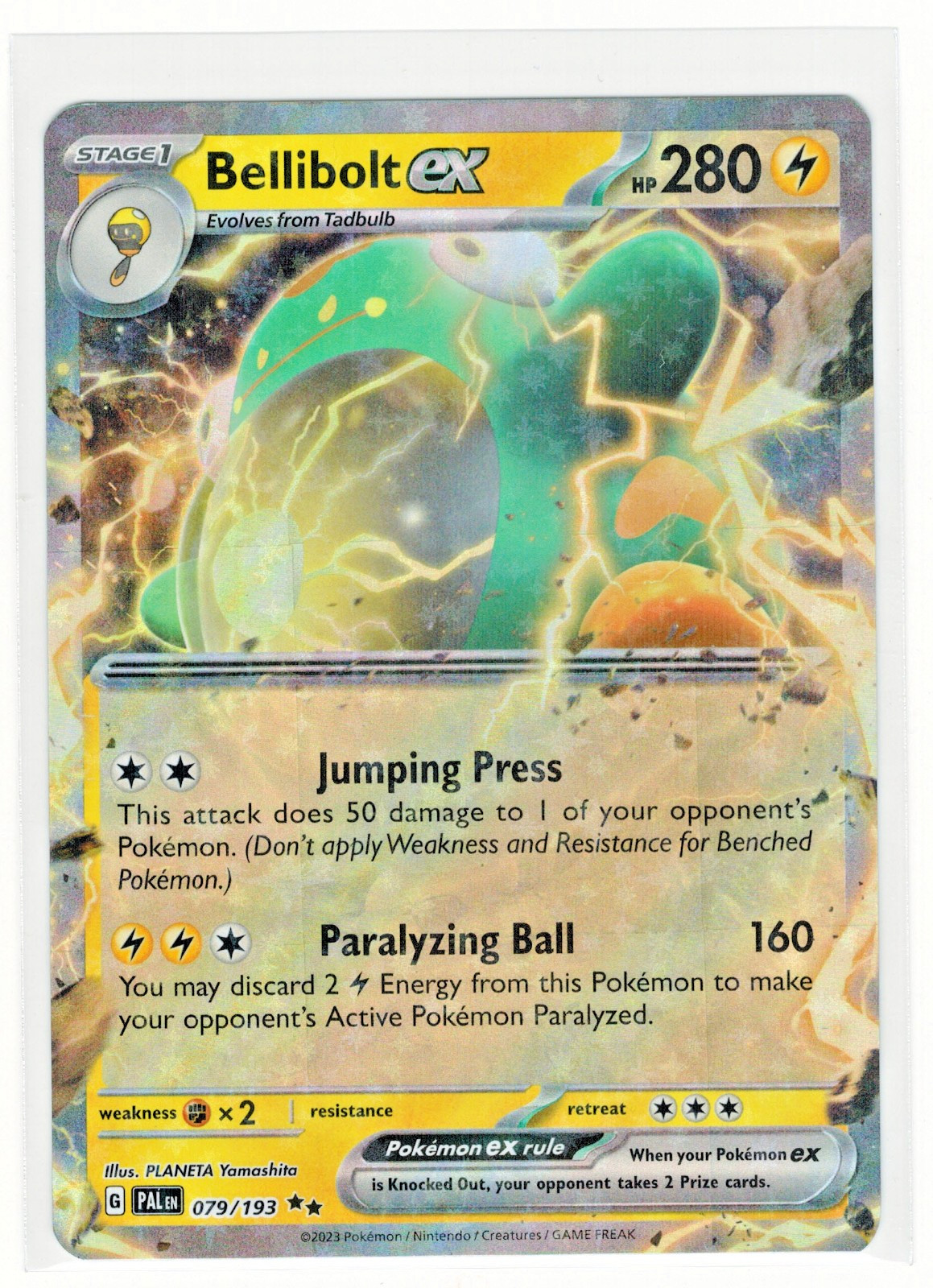 Bellibolt ex 79/193: Paldea Evolved Pokemon TCG Near Mint