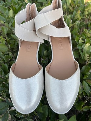 Gentle Souls Noa Leather Wedge Ankle Strap Comfort Shoes 8.5