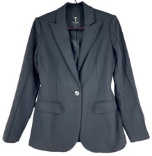 Ted Baker Women Black Blazer Jacket Size 0 - XS