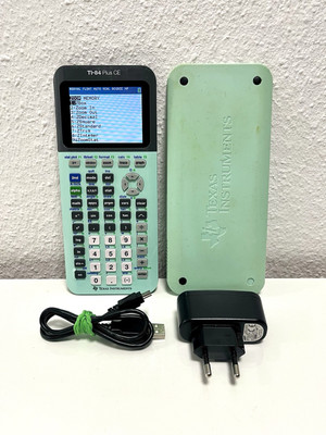 Texas Instruments TI-84 Plus CE Türkis / Grafikfähiger Taschenrechner / Geprüft 