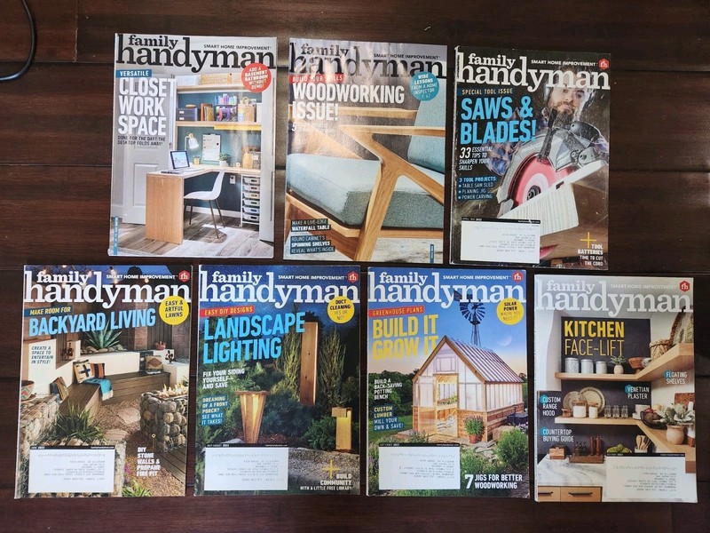 Family Handyman 2022 Magazine Lot Of 7