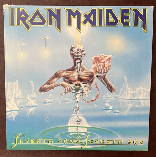 Vintage Iron Maiden "Seventh Son of a Seventh Son" First Pressing Vinyl Record