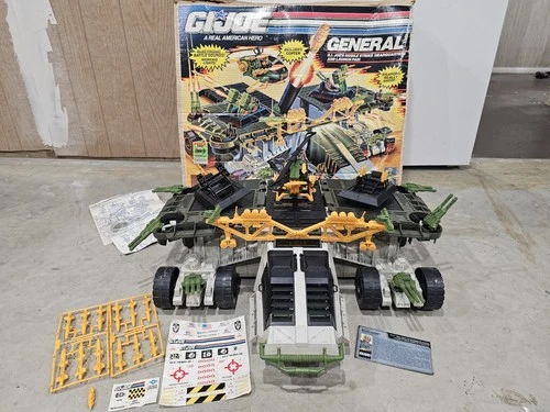 VTG GI Joe The General Mobile Strike Headquarters 1990 Sound Works, With Box