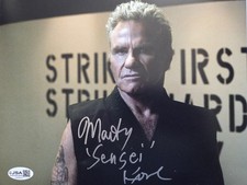 Martin Kove Signed 8x10 Photo Autograph Sensei Kreese Cobra Kai Karate Kid JSA