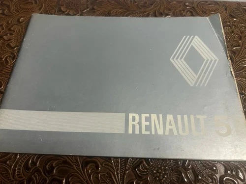 RENAULT 5 Alpine Manual De Uso Y Mantenimiento GORDINI ORIGINAL 4 Piezas - Imagen 3 de 4