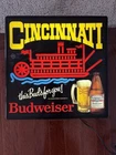 Budweiser Vintage Cincinnati Lighted Beer Sign