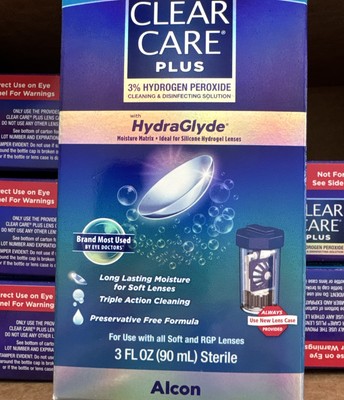 Clear Care Plus  Hydraglyde Starter Kit 3 fl. oz. Alcon Exp 11/26.  3 Pack SAVE!