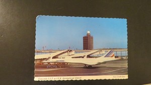New York, JFK Airport, Air France Concorde Postcard