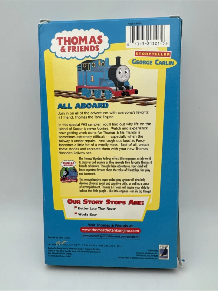 Thomas & Friends - VHS (Better Late Than Never, Woolly Bear) RARE Sampler Video - Image 2 of 4