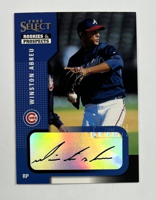 2002 Players Select Rookies & Prospects #100 Winston Abreu Auto AR144