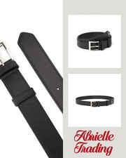 PRADA Saffiano Leather Men  s Belt Black 2CC672-053-F0002 Authentic Italy