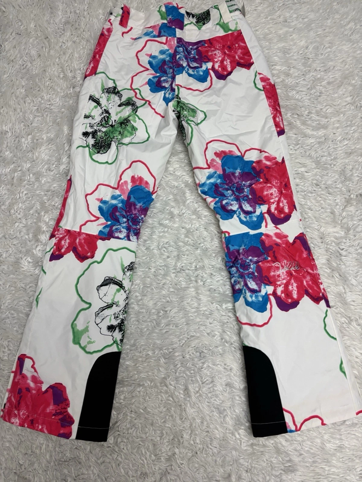 Volkl stretch women’s snowpants/ski CPI insulation Sz 8 Adjustable Waistband