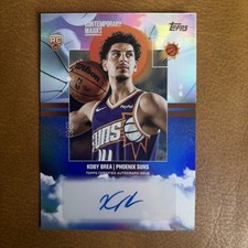 2025-26 Topps - Contemporary Marks Koby Brea #CM-KB Rainbow Foilboard (AU, RC)