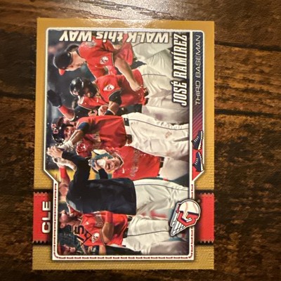 Jose Ramirez Walk This Way'' Gold /50 2026 Topps Celebration #284 SSP Guardians