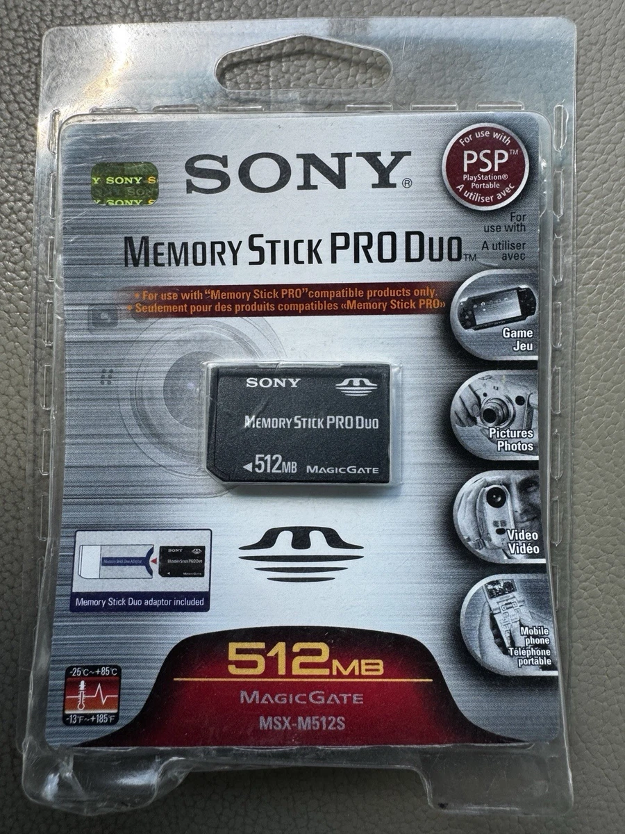 Sony 512MB PRO Duo Camera Memory Stick for sale | eBay