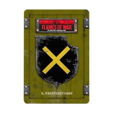 Battlefront FoW WWII German 15mm 5. Panzerdivision Dice & Token Set EX/NM