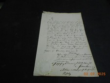 Urkunde Dokument Oldenburg 1864 Siegel Prägestempel 20 Groschen