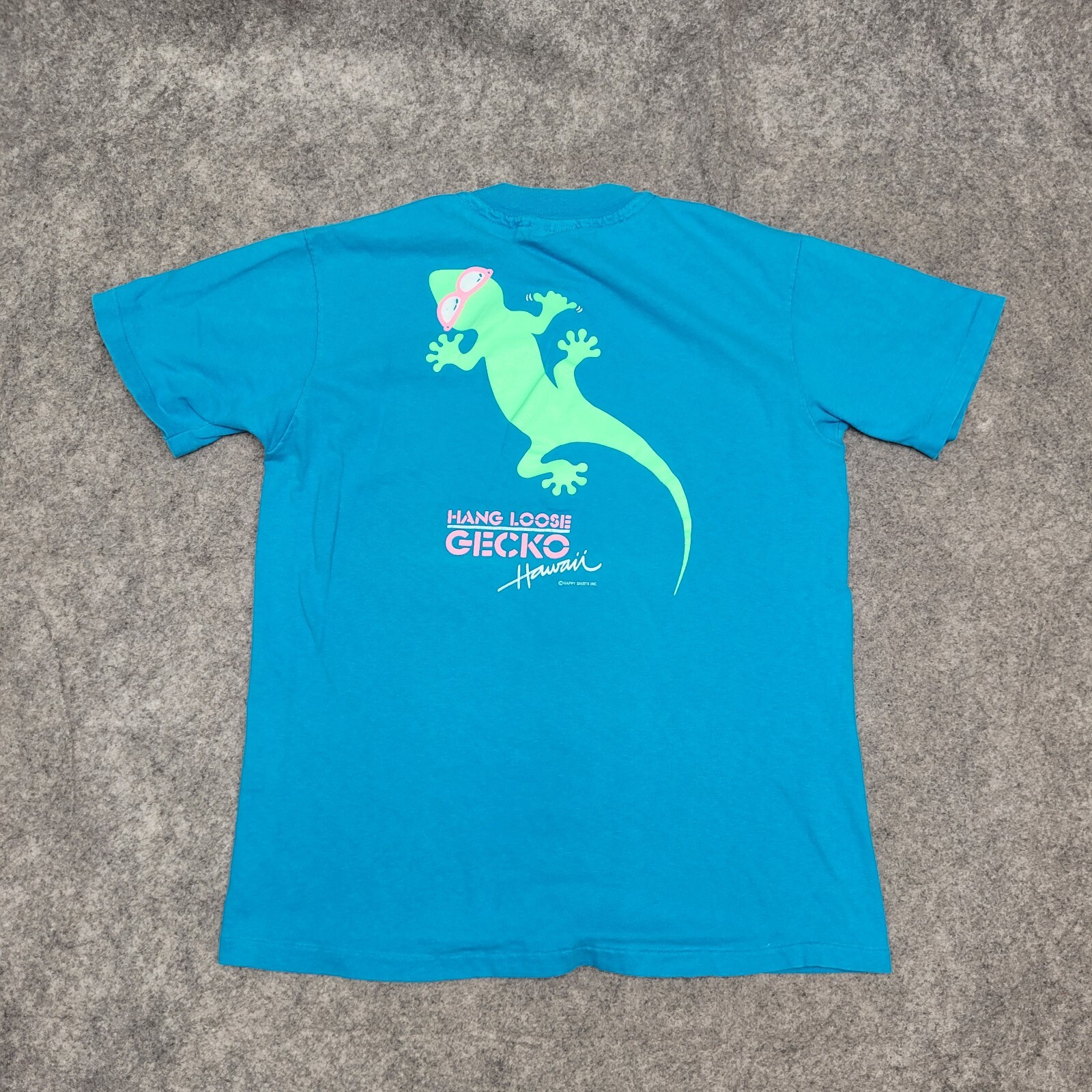Vintage Hang-Loose Gecko Hawaii T-Shirt Small 80s 90s Single